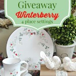 Enter to win 4 place settings of Pfaltzgraff Winterberry via Our Southern Home #winterberry #Pfaltzgraff #spon