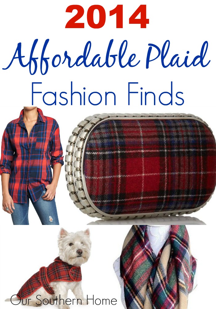 2014 Affordable plaid fashion finds via Our Southern Home