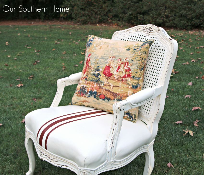 Chalk Painted French Chair Our Southern Home