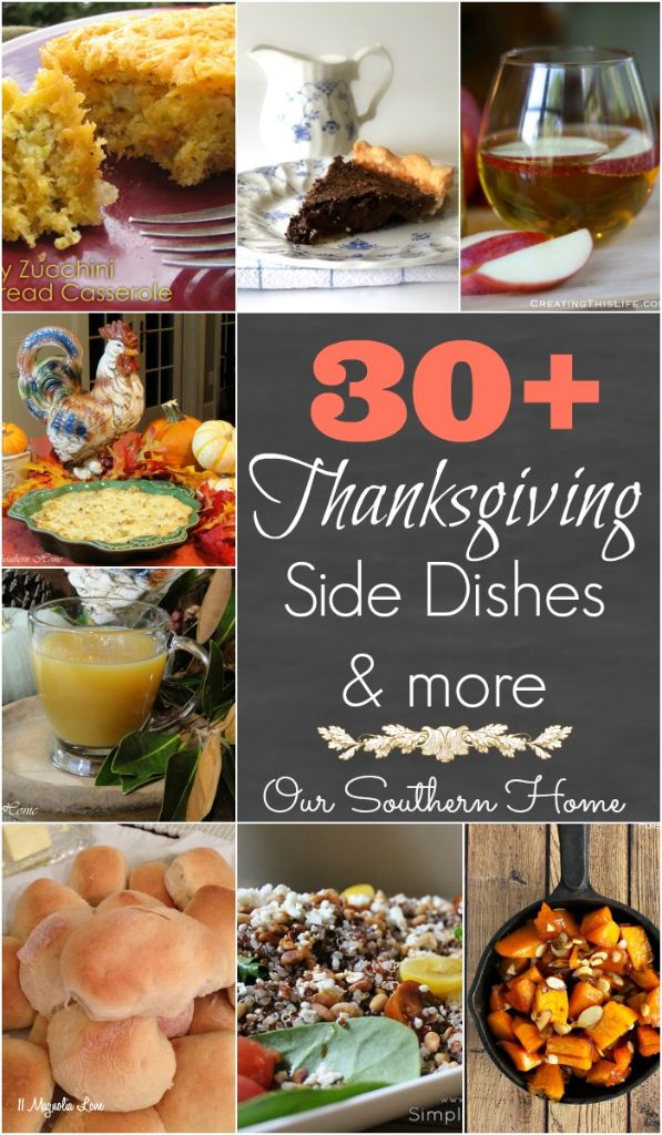 30+ Thanksgiving side dishes and more from Our Southern Home