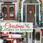 Inviting Christmas Entries to inspire your holiday decorating via Our Southern Home