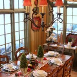 Welcome to a Country Christmas breakfast room by Our Southern Home.