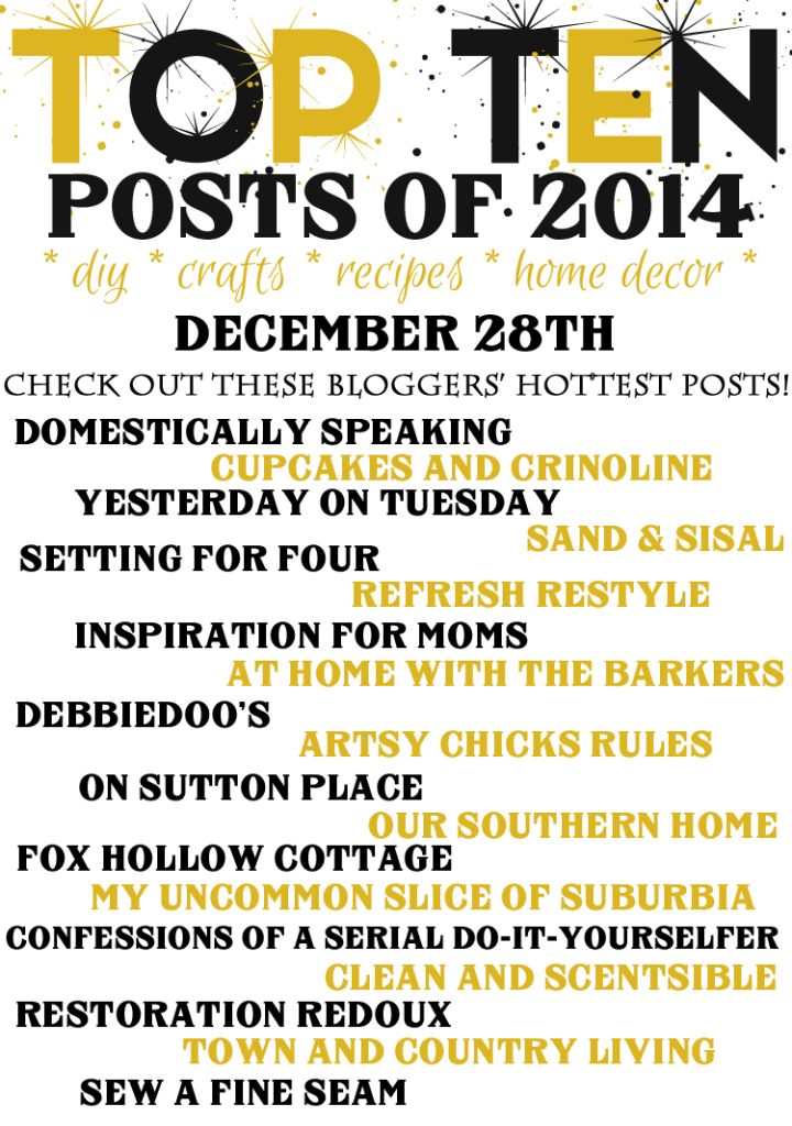 Top Ten Posts of 2014 Blog Hop