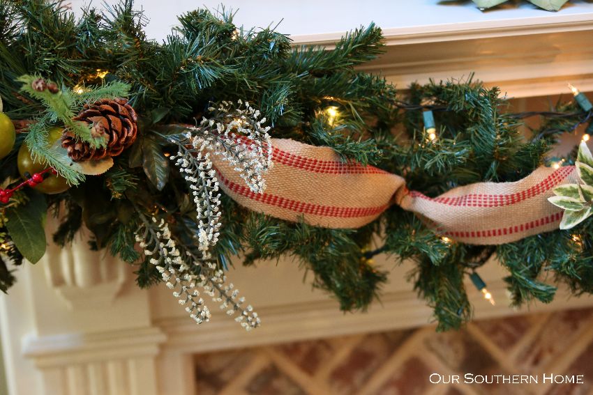 French Country Christmas mantel by Our Southern Home