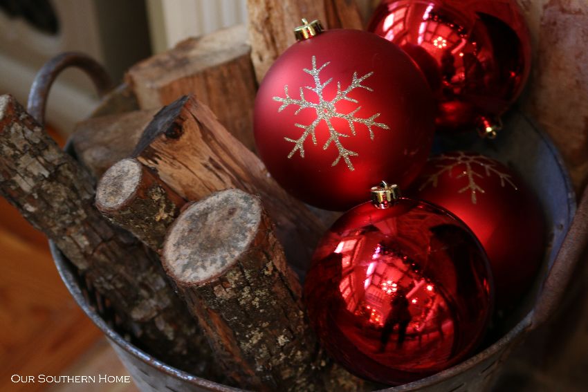 French Country Christmas mantel by Our Southern Home