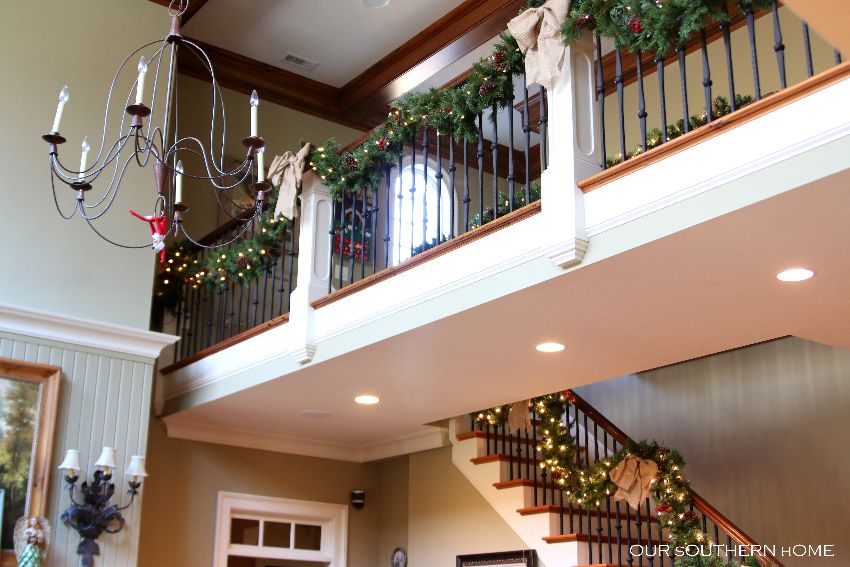 Christmas family room from Our Southern Home