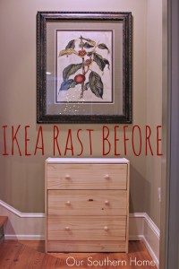 Vintage Farmhouse Ikea Rast Hack from Our Southern Home