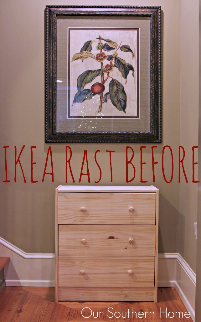 Vintage Farmhouse Ikea Rast Hack from Our Southern Home