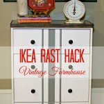 Vintage Farmhouse Ikea Rast Hack from Our Southern Home