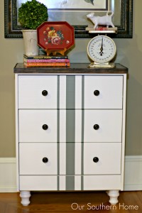 Vintage Farmhouse Ikea Rast Hack from Our Southern Home