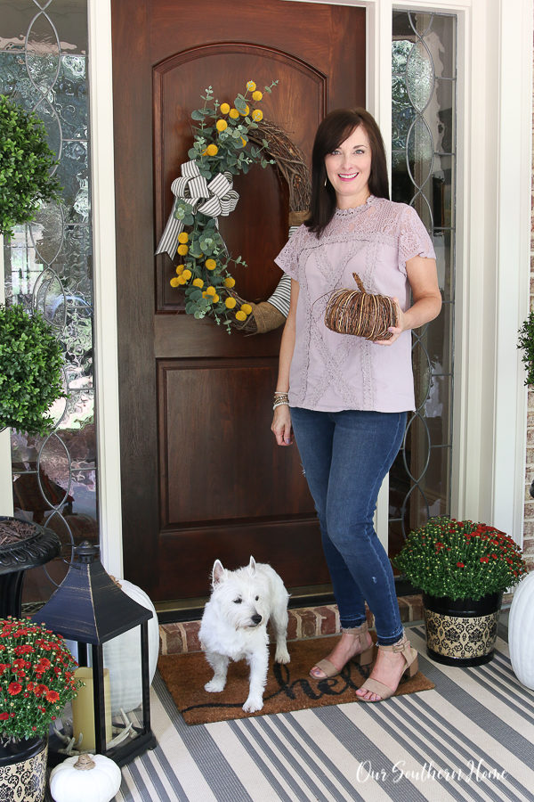 Fall Mantel and a Craft Project - Our Southern Home