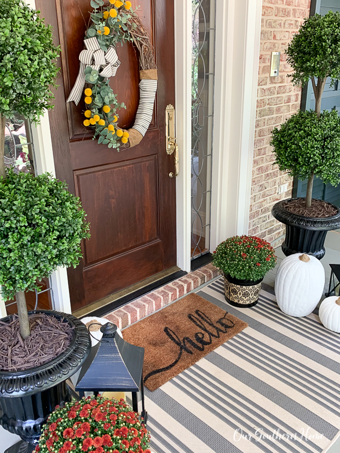 fall porch