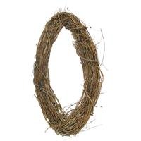 24" Natural Grapevine Oval WreathNew by: CC