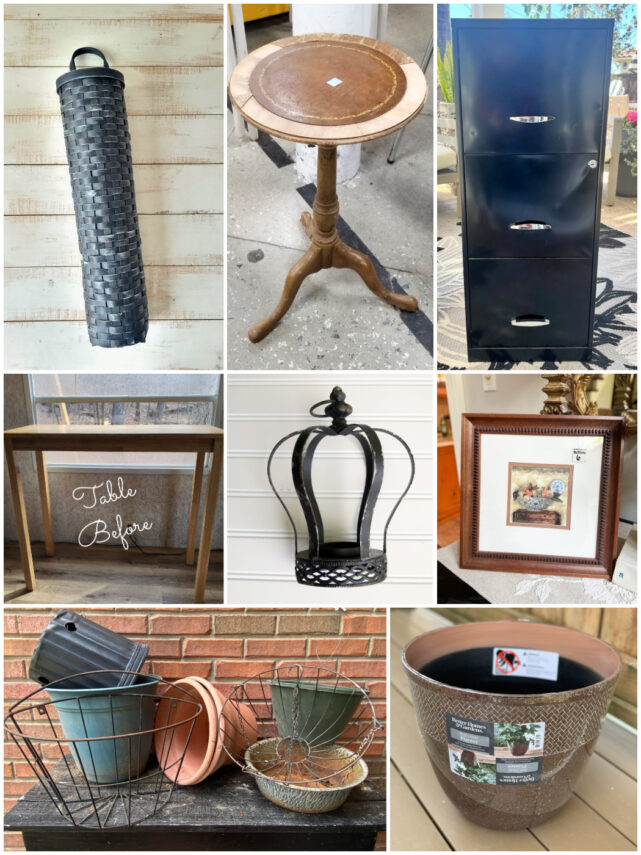 collage of before projects