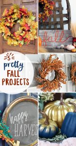 5 Pretty Little Fall Projects from Inspiration Monday link party!