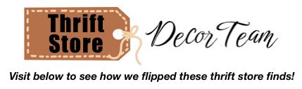 graphic header for thrift store