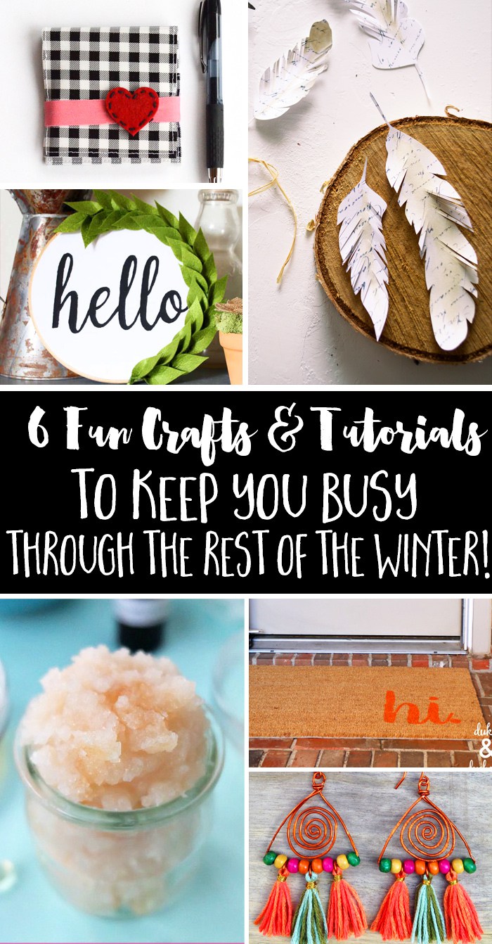 6 Fun DIY Crafts are the features from Inspiration Monday link party!