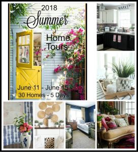 2018 Summer Home Tours with 30 bloggers! This is a fabulous, eclectic tour with something to fit every style!