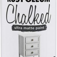 Chalked Spray Paint in Linen White
