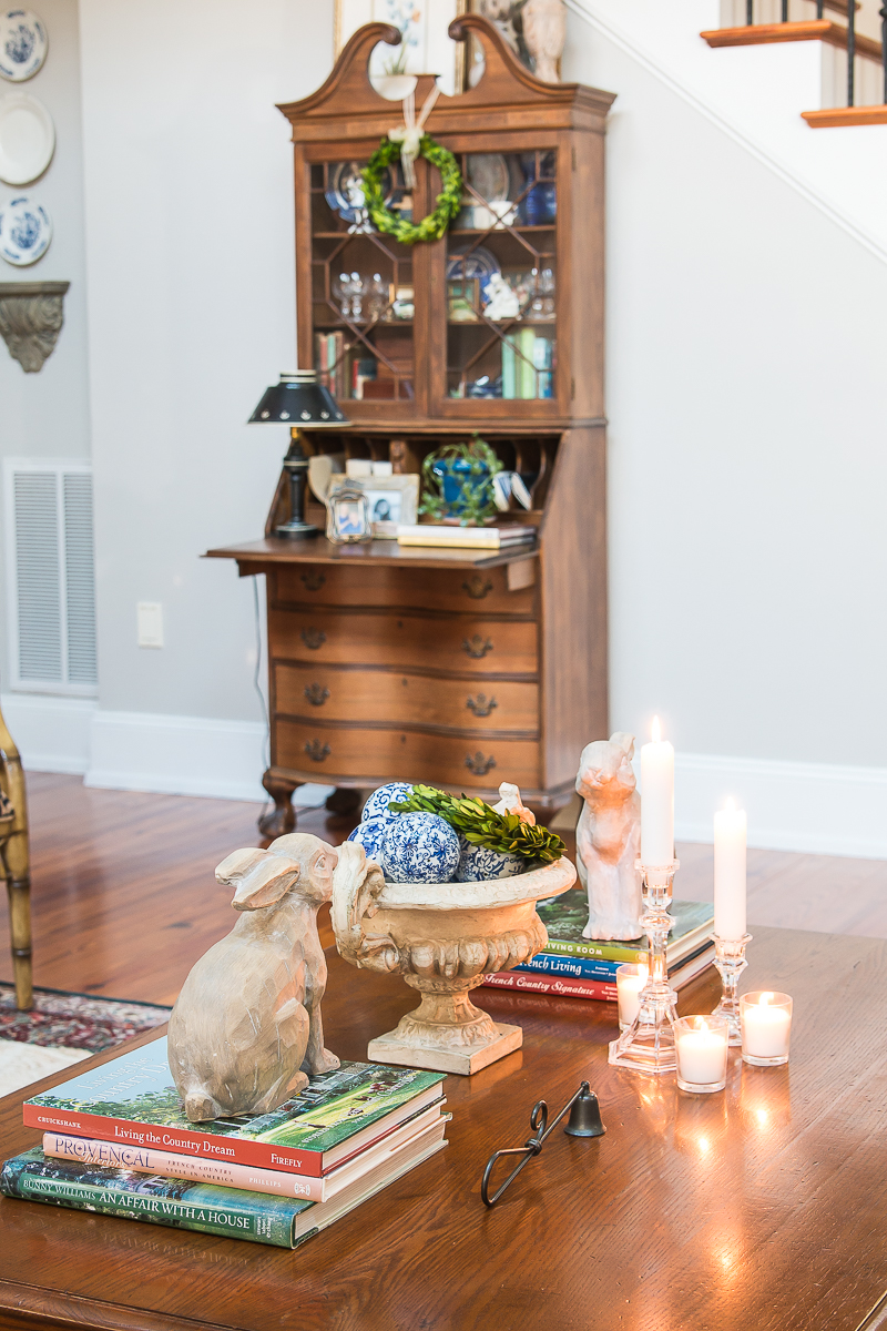 beautiful secretary with traditional decor