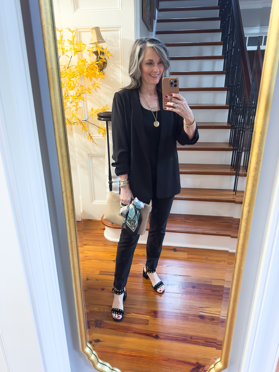 all black outfit