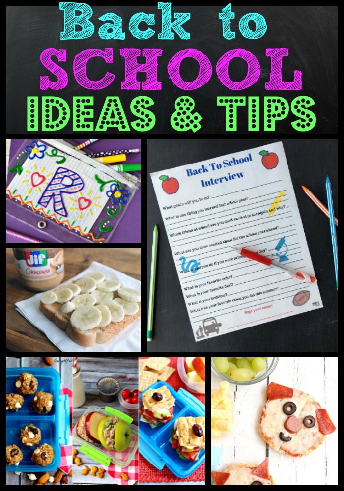 Back to school ideas from the features of Inspiration Monday link party!