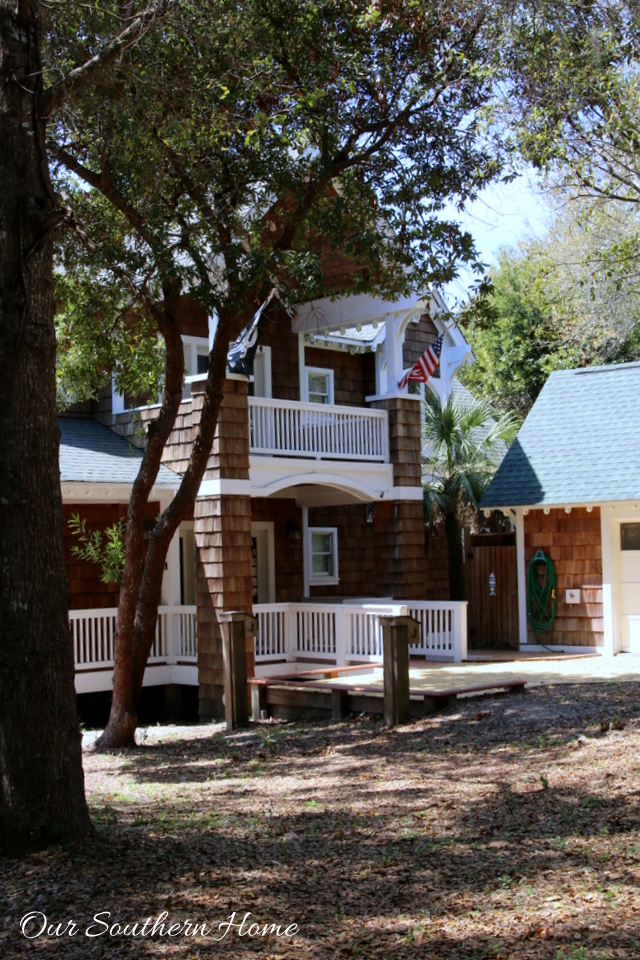 Fabulous visual tour of the homes of Bald Head Island, NC by Our Southern Home