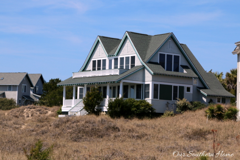 Fabulous visual tour of the homes of Bald Head Island, NC by Our Southern Home