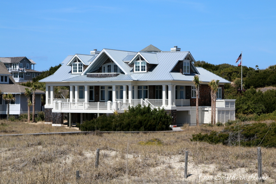 Fabulous visual tour of the homes of Bald Head Island, NC by Our Southern Home