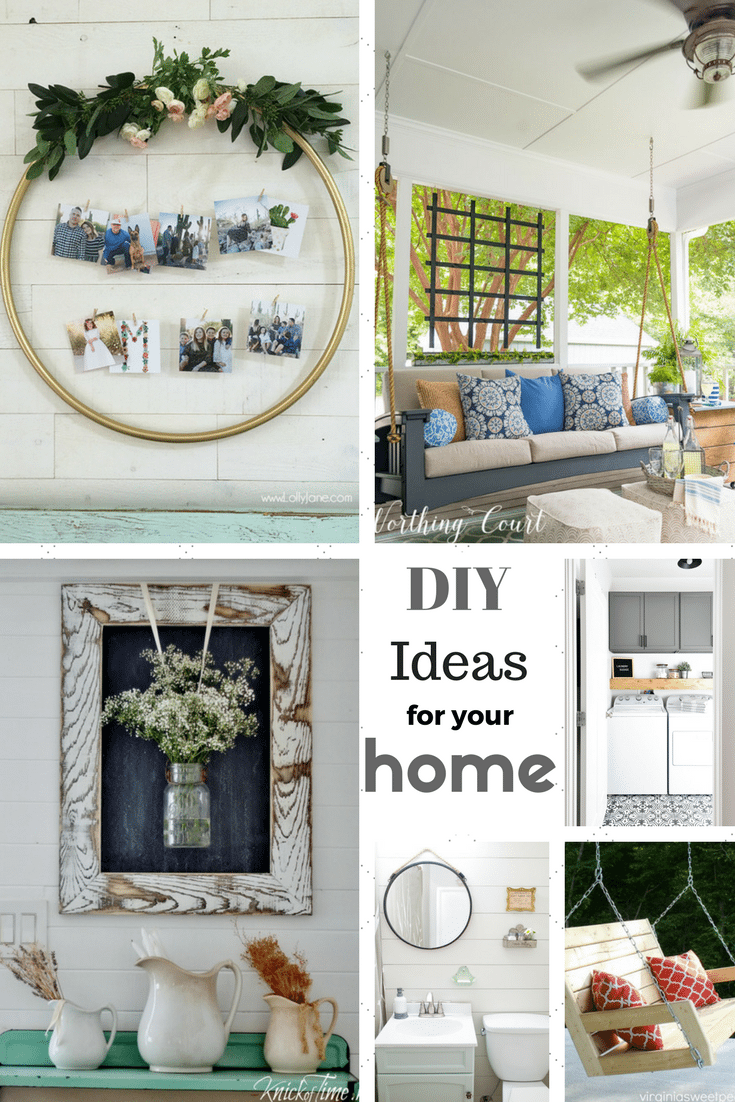 DIY Ideas for Your Home are the features for this week's Inspiration Monday link party! Come join the fun!!