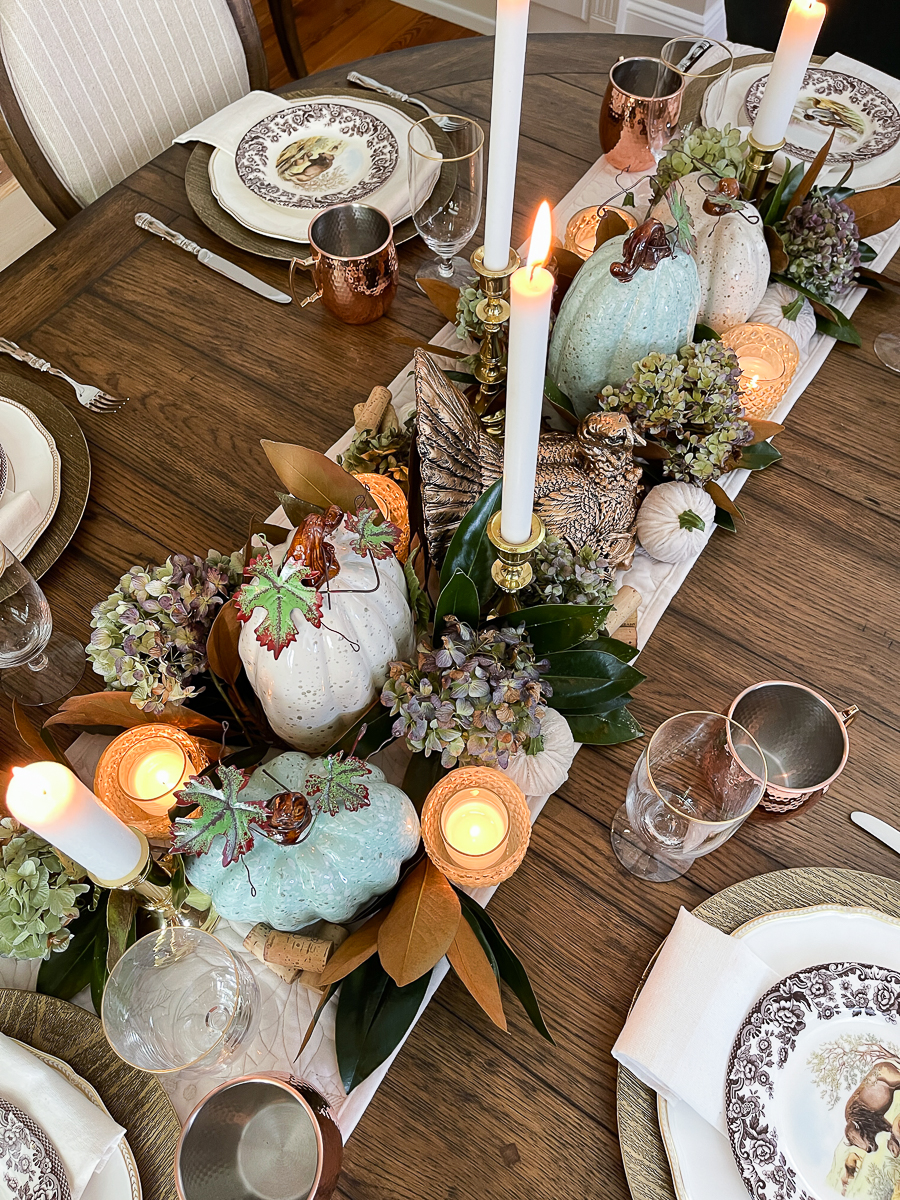 center of tablescape
