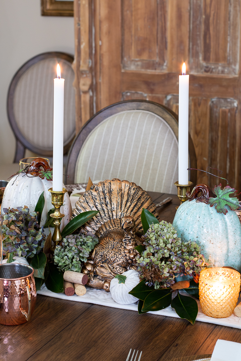 Thanksgiving Tablescape Idea + Home and Decor Encore