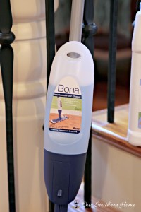 Bona® hardwood floor cleaner is a must for a streak-free shine by Our Southern Home