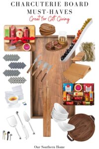 charcuterie gift guide collage