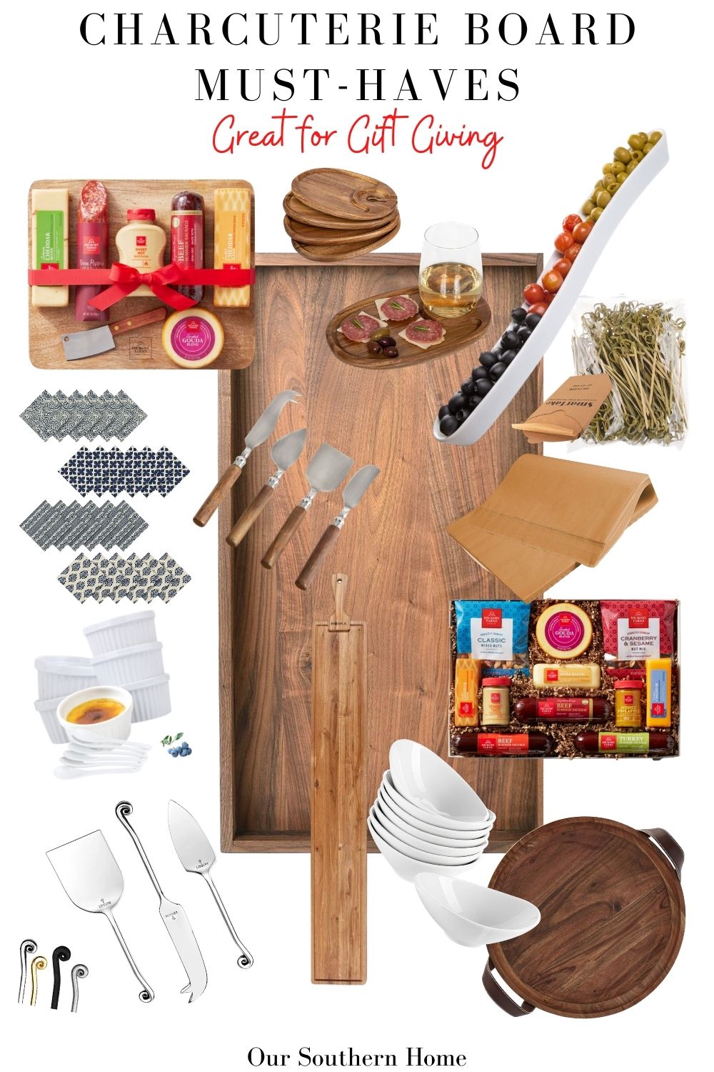 Hickory Farms Sampler with Cutting Board