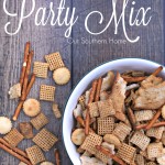 Simple recipe for via Our Southern Home for your Chex Party Mix recipe #ad #mixexchangelove