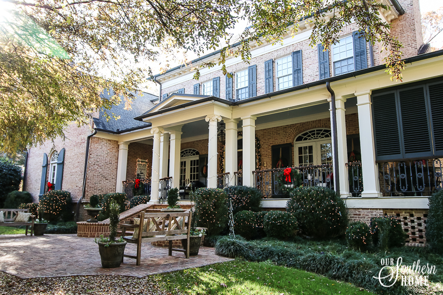 Christmas home tour full of traditional Fench Farmhouse style.