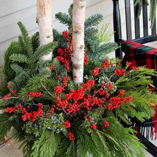 Image for How To Make Outdoor Christmas Planters