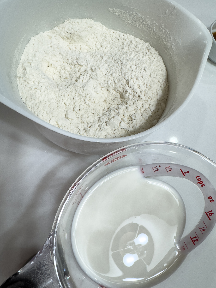 flour and milk