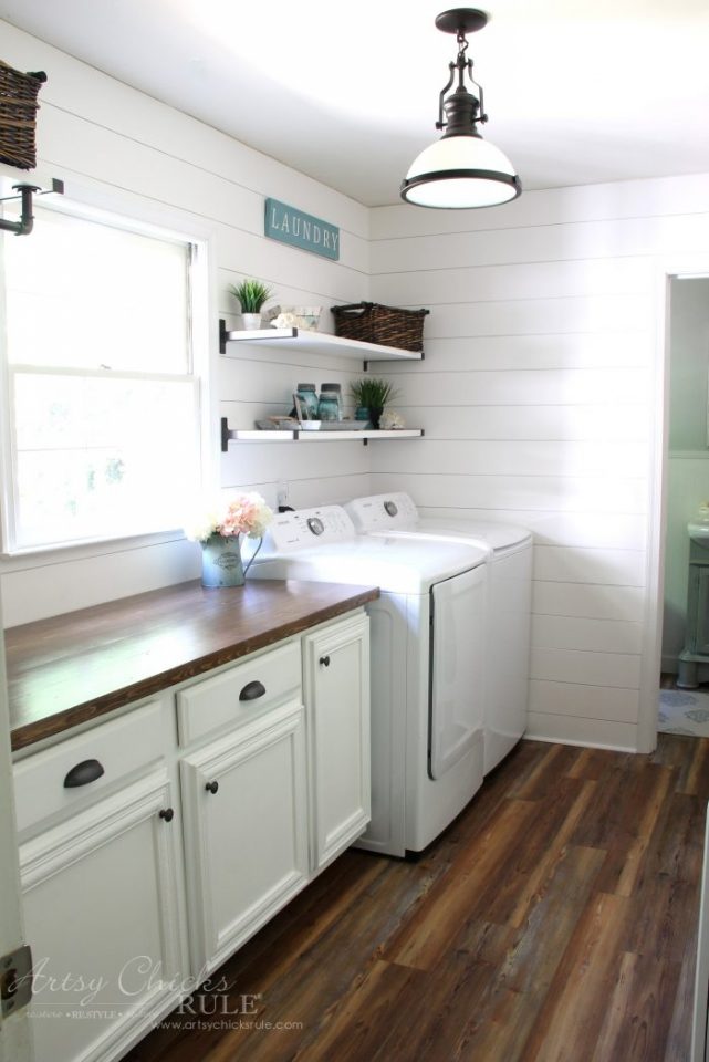 Lots of excellent shiplap tutorials to add this classic touch to your home!