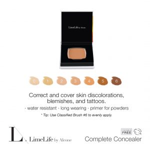 Waterproof concealers are perfect for summer! This one can be used as a foundation as well. #makeup #over40makeup #concealer #waterproofconcealer