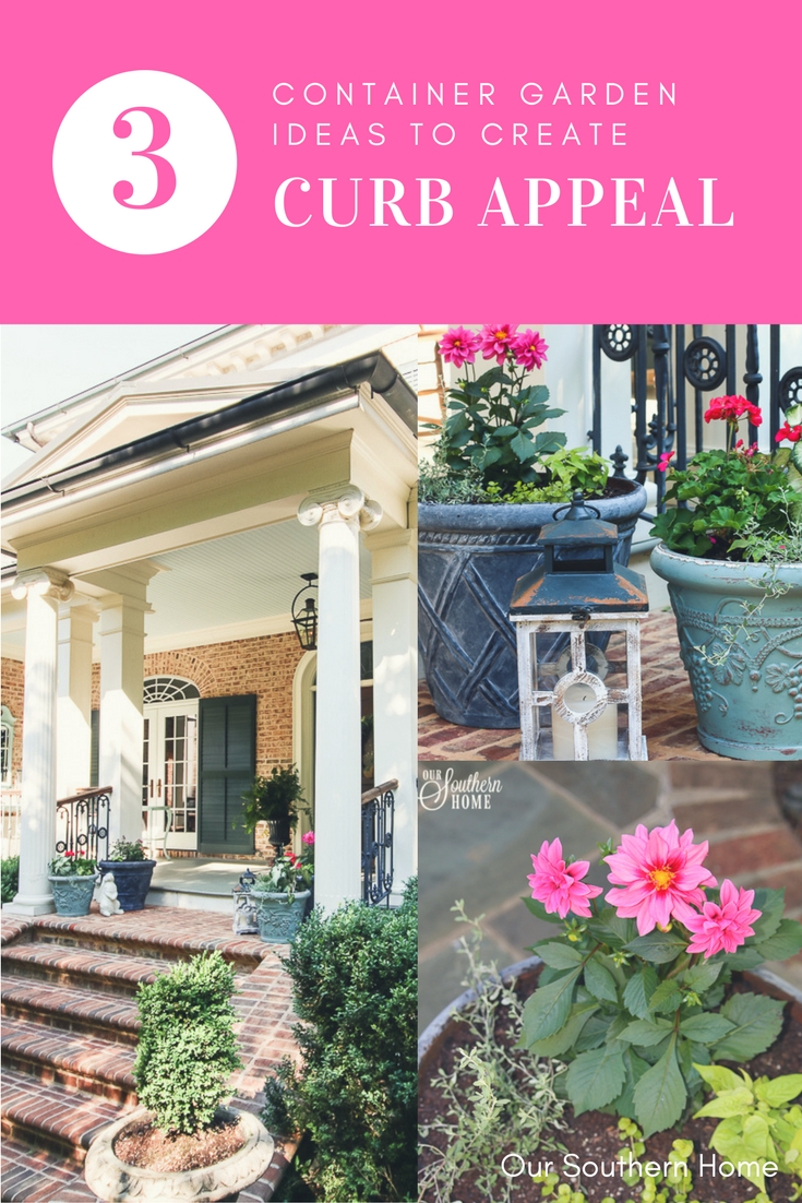 Adding pop of color to the front porch with plants from Monrovia. Great ideas for updating old pots and planting pots. #monrovia #ad