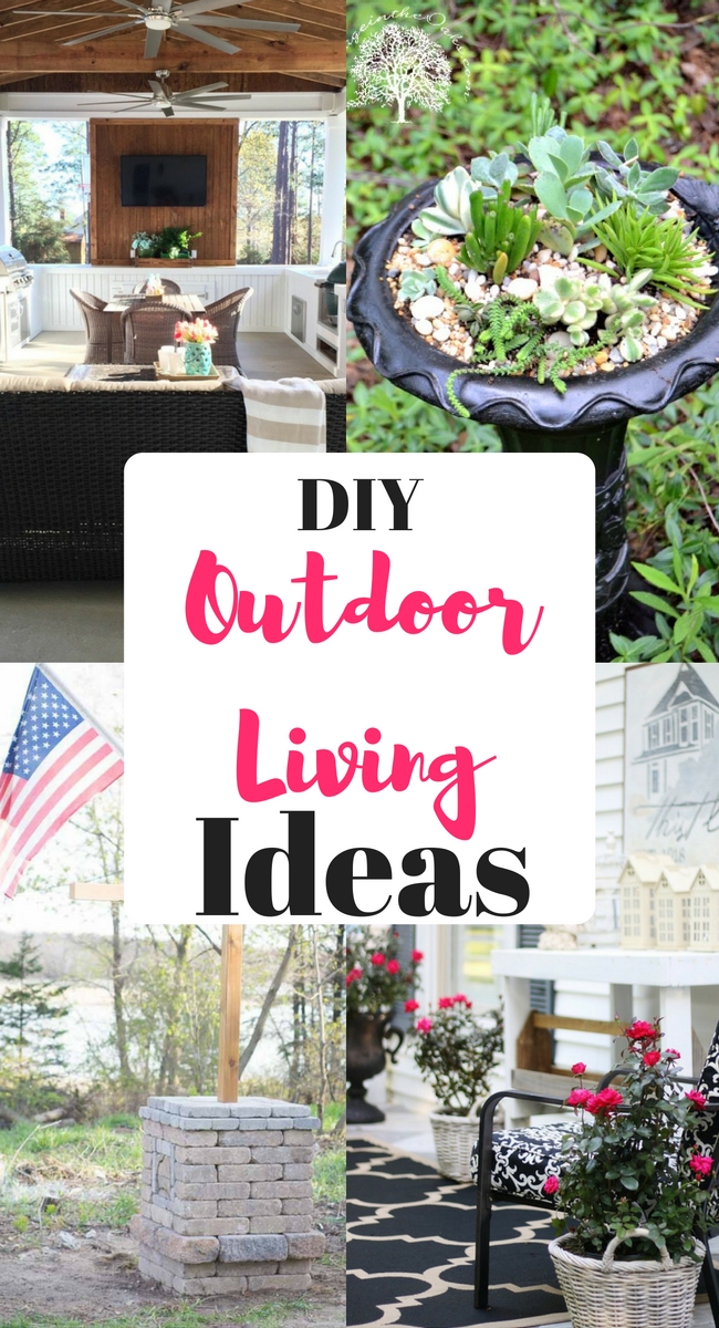 Ideas for Outdoor Living are the features from this week's Inspiration Monday link party!