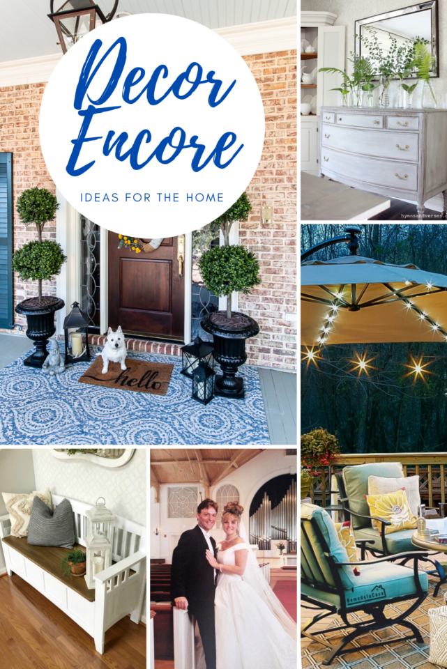 pin image with home decor