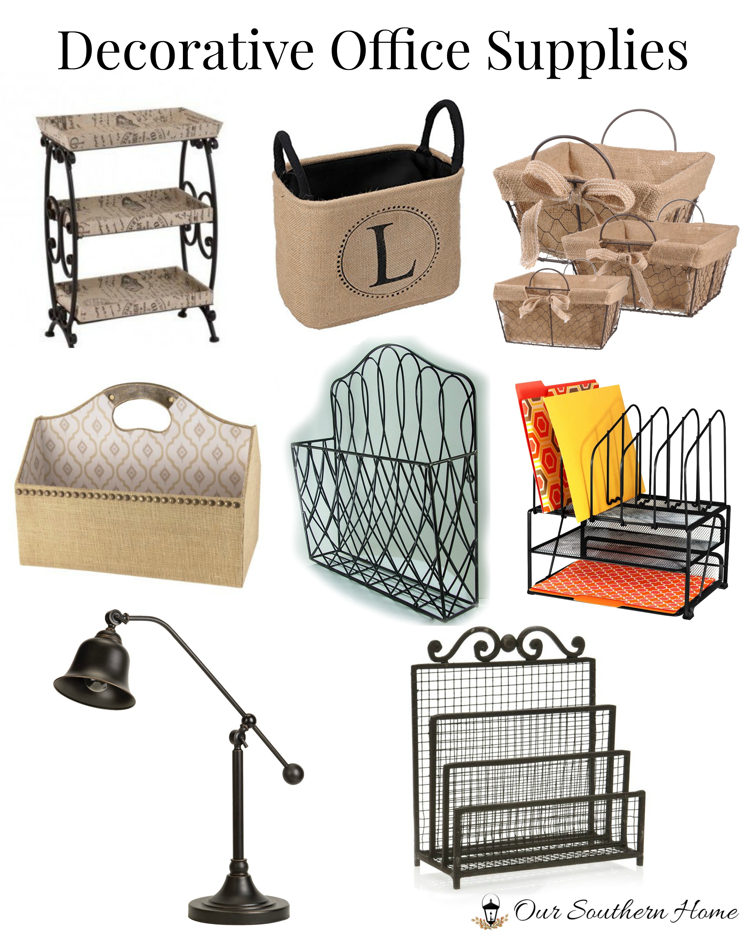 Decorative Office Supplies Our Southern Home