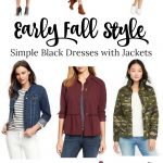 Early Fall Fashion Finds to transition from summer to fall. Summer dresses can easily be paired with jackets and booties for a new look!