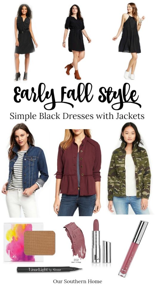 Early Fall Fashion Finds to transition from summer to fall. Summer dresses can easily be paired with jackets and booties for a new look!