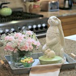 10 minutes or less Easter centerpiece using grocery store items by Our Southern Home