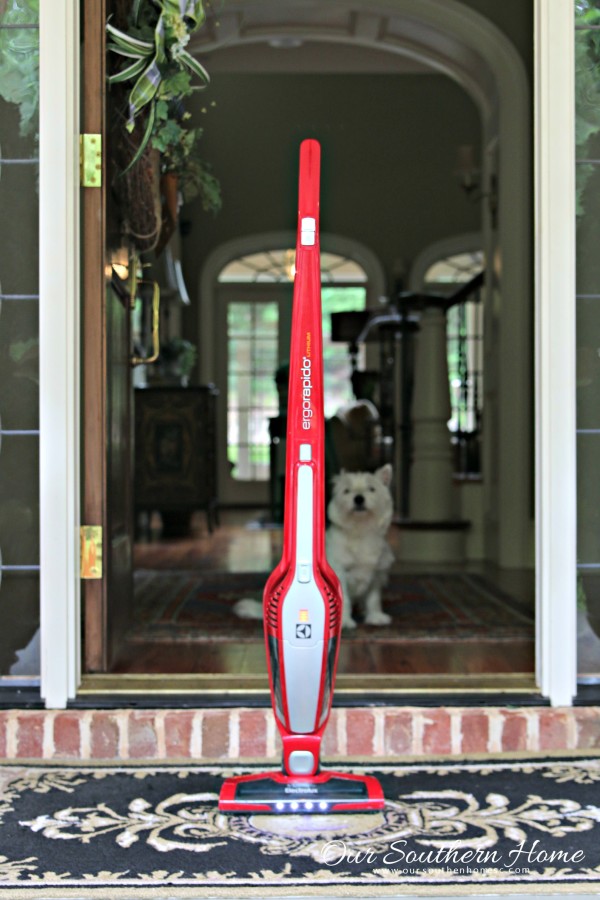 Electrolux Ergorapido Lithium Ion Brushroll Clean Xtra review and giveaway hosted by Our Southern Home