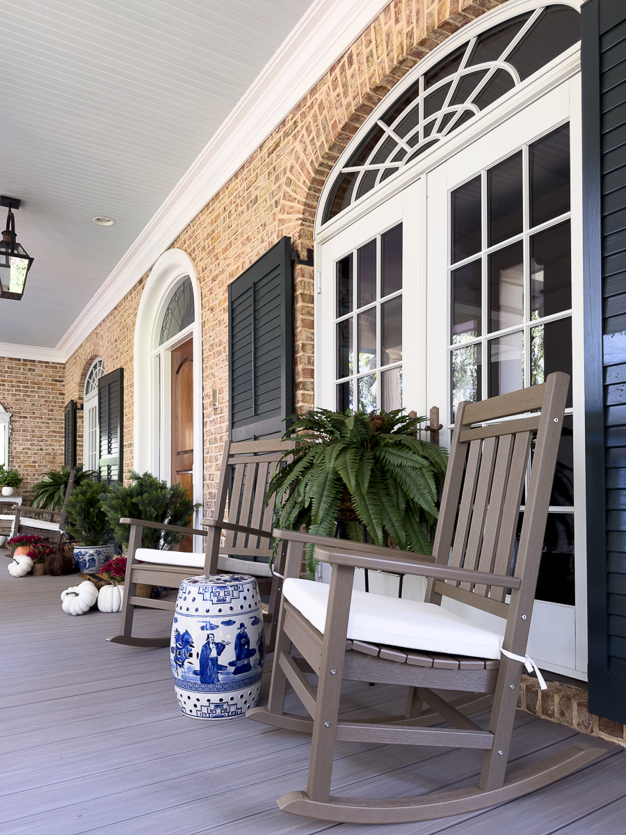 POLYWOOD rockers on front porch